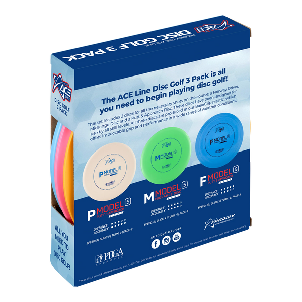 Prodigy ACE Line Disc Golf 3 Pack (Lightweight)